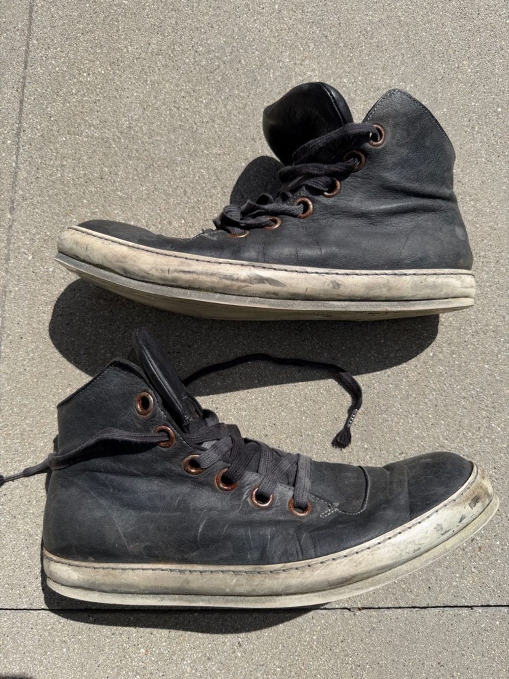 A1923 A Diciannoveventitre Classic full grain leather sneakers